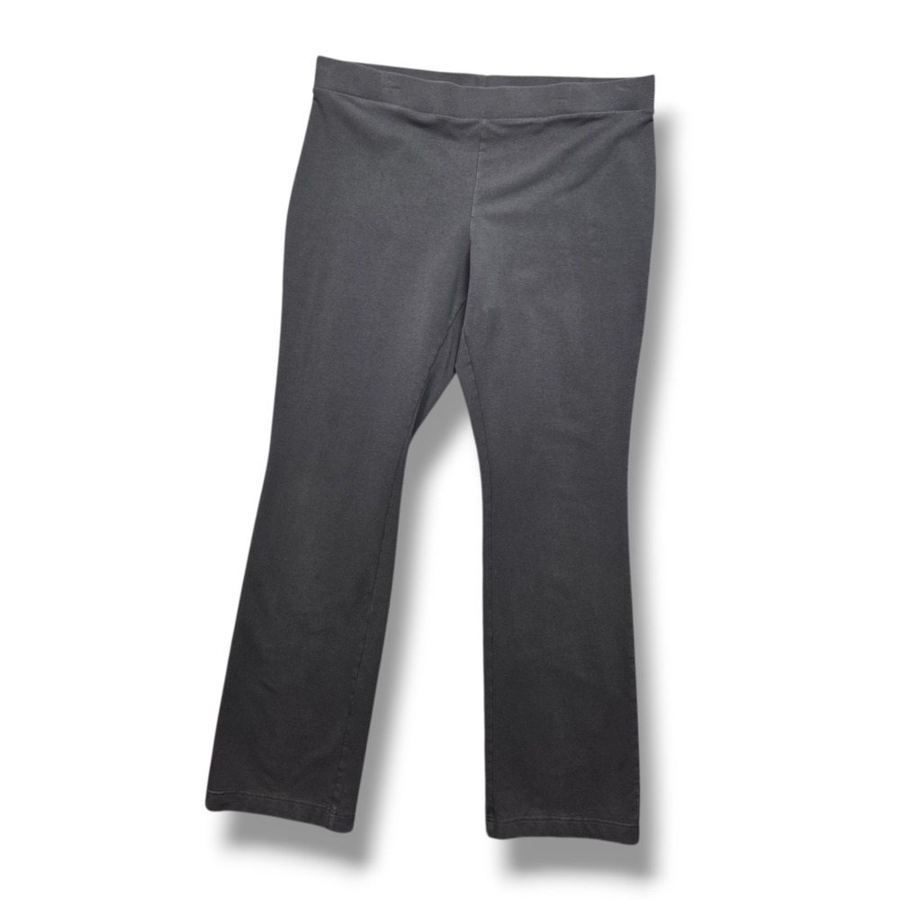 Pure Jill Bootcut Pants Pull‎ On Womens XL Tall Gray High Rise Pull On